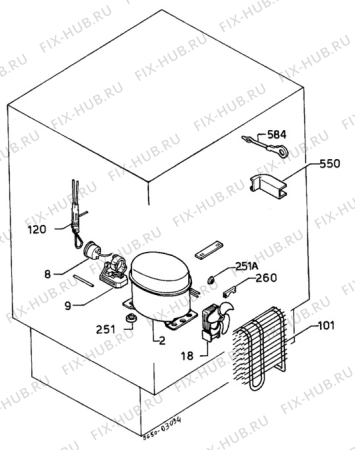 Взрыв-схема холодильника Unknown RW525G - Схема узла C10 Cold, users manual